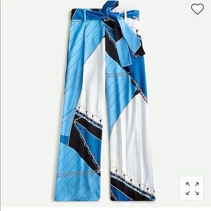 J crew regatta tie waist blue pants 00